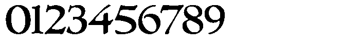Klopfzeichen Medium Font OTHER CHARS