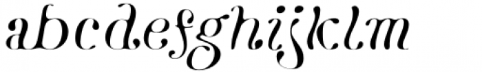 Klothilde Blurred Font LOWERCASE
