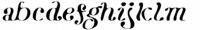 Klothilde Bold Blurred Font LOWERCASE