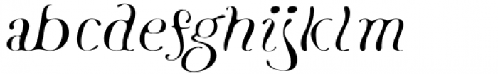Klothilde Light Blurred Font LOWERCASE