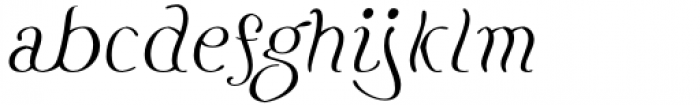 Klothilde Light Font LOWERCASE