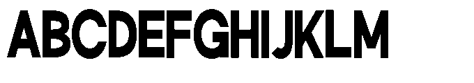 Klovert Black Condensed Font UPPERCASE