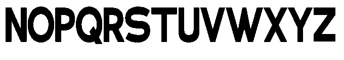 Klovert Black Condensed Font UPPERCASE