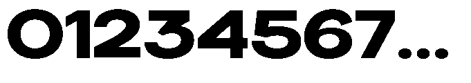 Klovert Black Expanded Font OTHER CHARS