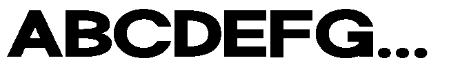 Klovert Black Expanded Font UPPERCASE
