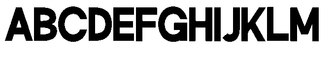 Klovert Black Semi Condensed Font UPPERCASE