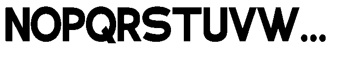 Klovert Black Semi Condensed Font UPPERCASE