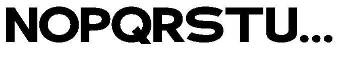 Klovert Black Semi Expanded Font UPPERCASE