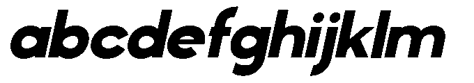 Klovert Black Slant FONT