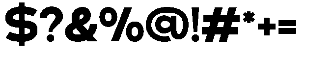 Klovert Black Font OTHER CHARS