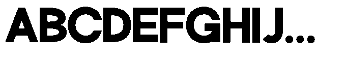 Klovert Black Font UPPERCASE