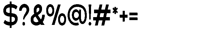 Klovert Bold Condensed Font OTHER CHARS