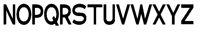 Klovert Bold Condensed Font UPPERCASE