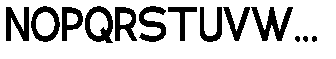Klovert Bold Semi Condensed Font UPPERCASE