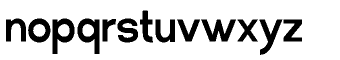 Klovert Bold Semi Condensed Font LOWERCASE