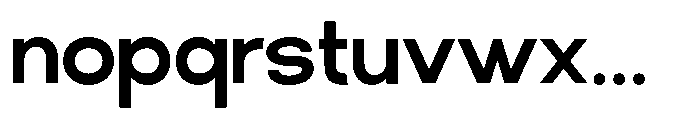 Klovert Bold Font LOWERCASE