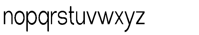 Klovert Condensed Font LOWERCASE