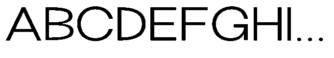 Klovert Expanded Font UPPERCASE