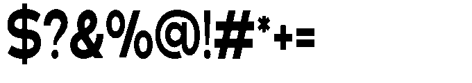 Klovert Extra Bold Condensed Font OTHER CHARS