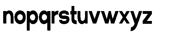 Klovert Extra Bold Condensed Font LOWERCASE