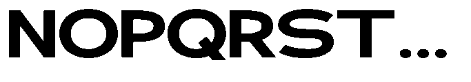 Klovert Extra Bold Expanded Font UPPERCASE