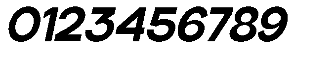 Klovert Extra Bold Slant Font OTHER CHARS
