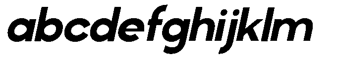 Klovert Extra Bold Slant FONT