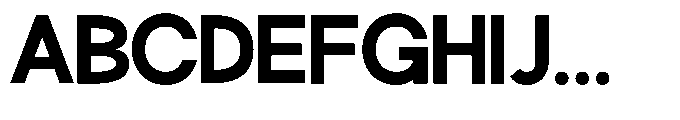 Klovert Extra Bold Font UPPERCASE