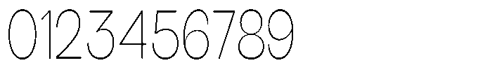 Klovert Extra Light Condensed Font OTHER CHARS