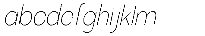 Klovert Extra Light Semi Conden Sl FONT