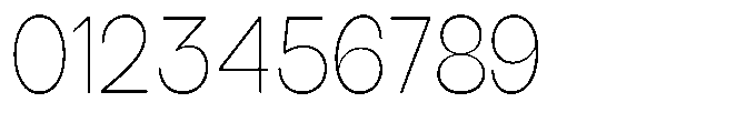 Klovert Extra Light Semi Condensed Font OTHER CHARS