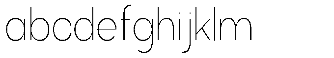 Klovert Extra Light Semi Condensed FONT