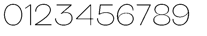Klovert Extra Light Semi Expanded Font OTHER CHARS