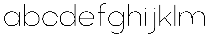 Klovert Extra Light Semi Expanded FONT