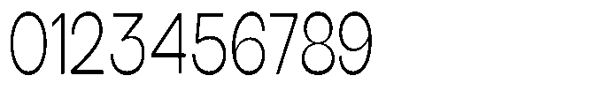 Klovert Light Condensed Font OTHER CHARS