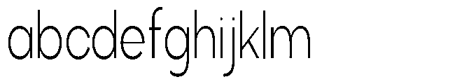 Klovert Light Condensed FONT