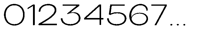 Klovert Light Expanded Font OTHER CHARS