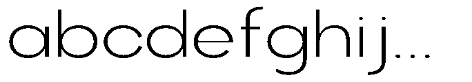 Klovert Light Expanded FONT