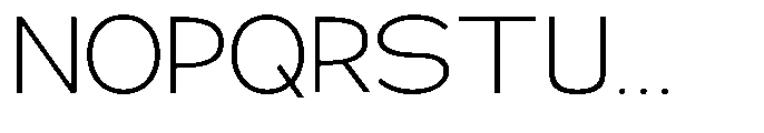 Klovert Light Semi Expanded Font UPPERCASE
