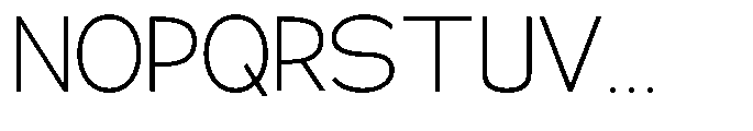 Klovert Light Font UPPERCASE