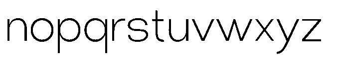 Klovert Light Font LOWERCASE