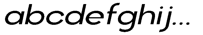 Klovert Medium Expanded Slant FONT