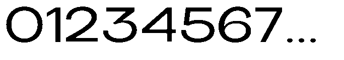 Klovert Medium Expanded Font OTHER CHARS