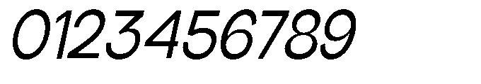 Klovert Medium Semi Condensed Slant Font OTHER CHARS