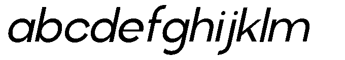 Klovert Medium Slant FONT