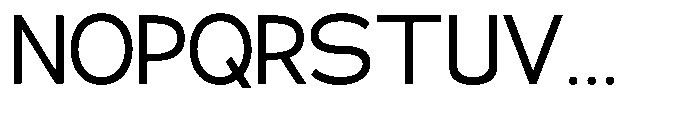 Klovert Medium Font UPPERCASE