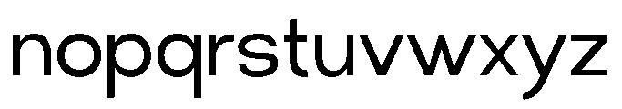 Klovert Medium Font LOWERCASE