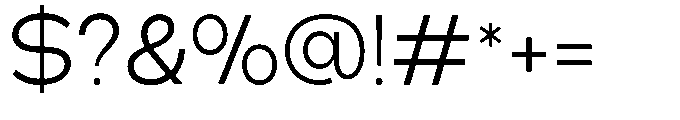 Klovert Regular Font OTHER CHARS