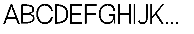 Klovert Regular Font UPPERCASE