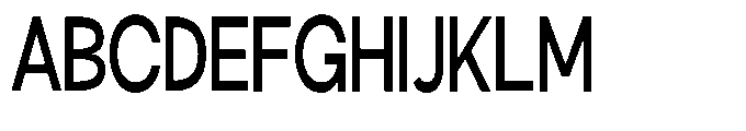 Klovert Semi Bold Condensed Font UPPERCASE